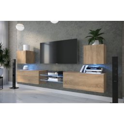 Prince Concept 144 nappali bútor szett sonoma tölgy (250,4cm)