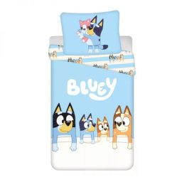 Bluey Family kutyás ágyneműhuzat garnitúra - 2 részes