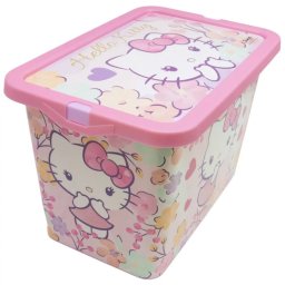 Hello Kitty Pastel műanyag tároló doboz - 7 L