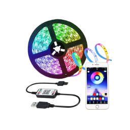 Telefonról vezérelhető bluetooth LED szalag - TV háttérvilágítás - Választható méretben
