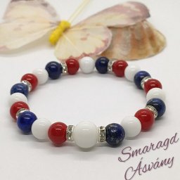 Tejkvarc-lapis lazuli-korall