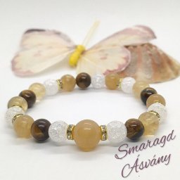 Citrin-tigrisszem-hegyikristály