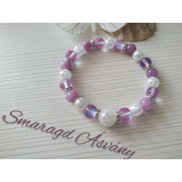 Szintetikus holdkõ-jade-aura kvarc