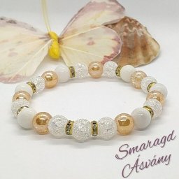 Aura kvarc-hegyikristály-fehér jade