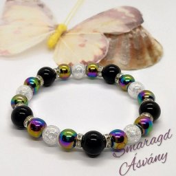 Ónix-hematit-aura kvarc