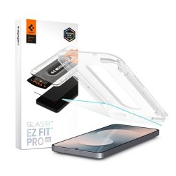 SPIGEN EZ FIT HD képernyővédő üveg (2.5D, tokbarát, ultravékony, 0.2mm, 9H + segédkeret) ÁTLÁTSZÓ Samsung Galaxy S25 FE (SM-S731)