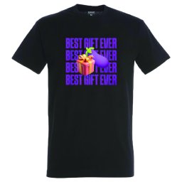 Best Gift Ever - férfi póló (fekete)