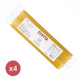 CIVITA Gluténmentes kukorica száraztészta spagetti 4X450 g