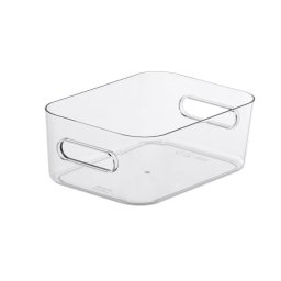 SMARTSTORE Műanyag tárolódoboz, 1,5 liter, SMARTSTORE "Compact Clear S", átlátszó