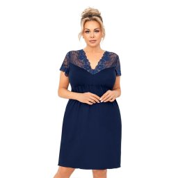 Livia hálóing, plus size, sötétkék