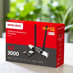 MERCUSYS MA80XE AX3000 Wi-Fi 6 Bluetooth 5.2 PCIe adapter