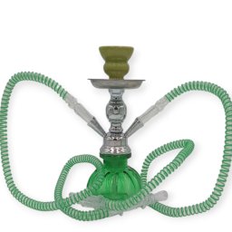 Tugra Mini Vízipipa - 25 cm - Zöld