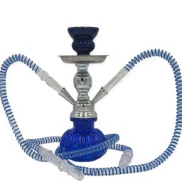Tugra Mini Vízipipa - 25 cm - Kék