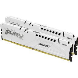 64GB DDR5 memória 5600MHz 2x32GB Kingston FURY Beast White PN: KF556C36BWEK2-64