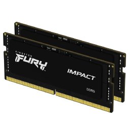 64GB DDR5 notebook memória 5600MHz 2x32GB Kingston FURY Impact PN: KF556S40IBK2-64
