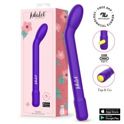 Adalet - Gently okos G-pont vibrátor (lila) (APP-os)