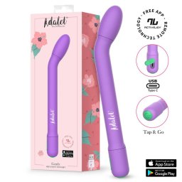 Adalet Gently okos G-pont vibrátor (lila) (APP-os)