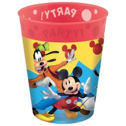 Disney Mickey Jump Into Fun micro prémium műanyag pohár szett 4 db-os 250 ml