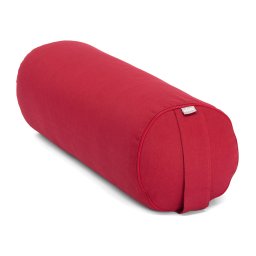 Bolster ECO hengerpárna pamutvatta töltettel - Burgundy - Bodhi