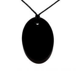 Shungit / Sungit medál -nagy ovális