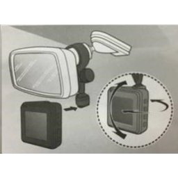 Mio visszapillantó tükör tartó a MIO MiVue Cxx, 7xx, 818, 866 és 886 sorozathoz