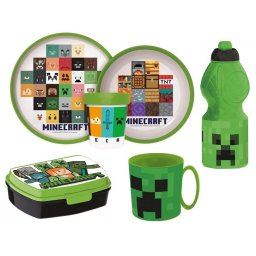 Minecraft étkészlet szett 6 db-os