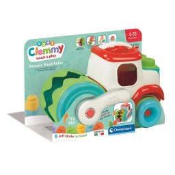 Színes Clemmy készségfejlesztő úthenger Clementoni