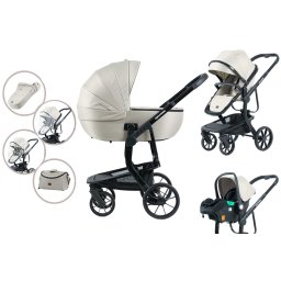 Mama Kiddies(R) Icon 3az1-ben multifunkciós babakocsi kiegészítőkkel bézs színben + Ajándék