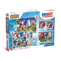 Sonic a sündisznó Characters 4 az 1-ben játékgyűjtemény - Clementoni