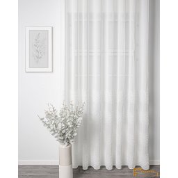 (3 szín) Taylor fújt mintázatú selyem organza - Krém -300cm