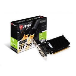 MSI VGA NVIDIA GeForce GT 710 2GD3H LP, 2G DDR3, 1xHDMI, 1xVGA, 1xDVI, 1xVGA, 1xDVI