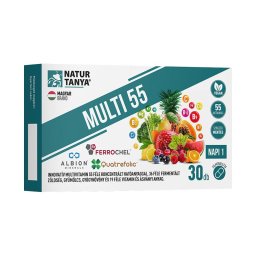 Natur Tanya Multi 55 fermentált multivitamin filmtabletta 30x