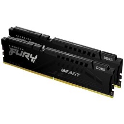 32GB DDR5 memória 5200MHz 2x16GB Kingston FURY Beast Black PN: KF552C36BBEK2-32