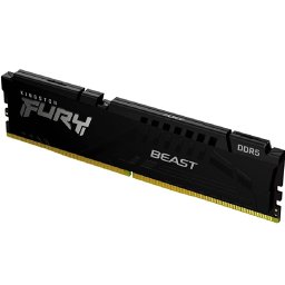 32GB DDR5 memória 5600MHz 1x32GB Kingston FURY Beast Black PN: KF556C36BBE-32