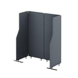 SADIE 2107 Akusztikus falpanel Karbon fekete 240/145 cm