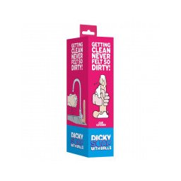 Dicky Soap with Balls and Cum - pénisz alakú szappan- natúr és csoki színben 18 cm