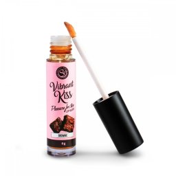 SZÁJFÉNY SECRET PLAY VIBRANT KISS BROWNIE-Élmény orális szexhez.