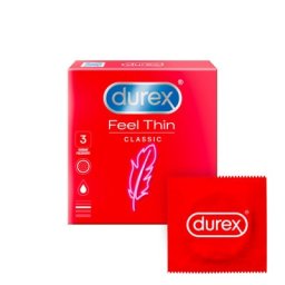 DUREX FEEL THIN - ÉLETHŰ ÉRZÉS ÓVSZER (3DB) Legvékonyabb gumi óvszer