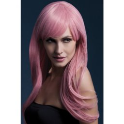 Fever - Sienna Wig 42554 - hosszú paróka , szexi Pasztellrózsaszín