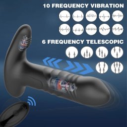 Okos Anal Plug Vibrátor -lüktető/ütő prosztata vibrátor!