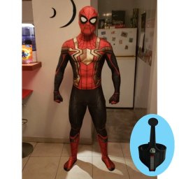 Szuperhős Pókember Body 3D maszk jelmez felnőtt - szexi cosplay öltöny + PÓKHÁLÓ KILŐVŐ