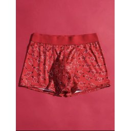 Piros szivecskés boxer