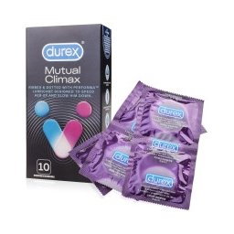 DUREX MUTUAL CLIMAX - 10 DARAB - NAGYOBB ÖRÖM ÉS HOSSZABB SZEX