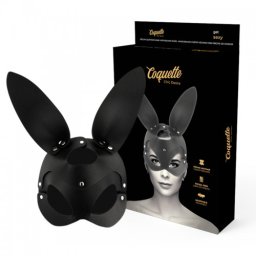 COQUETTE Chic Desire Nyuszifüles maszk vegán bőrből