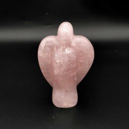 Rózsakvarc nagy angyal figura