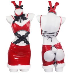 OJBK szexi nyuszi cosplay fehérnemű ruha