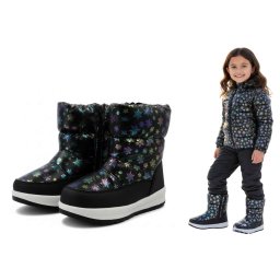 Hópelyhes hótaposó csizma cipzáras