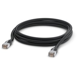 Ubiquiti UACC-Cable-Patch-Outdoor-3M-BK, Kültéri UniFi patch kábel, 3m, Cat5e, fekete