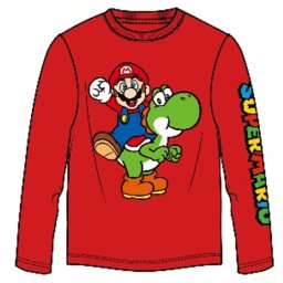 Super Mario Yoshi gyerek hosszú ujjú póló, felső 6 - 7 év / 116 - 122 cm