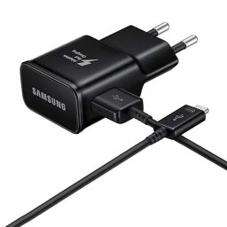 Samsung EP-TA200EBE USB-A 15W-os fali töltő EP-DR140ABE USB-A - USB-C kábellel - fekete